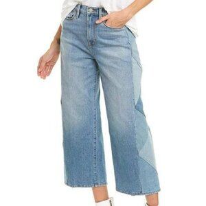 NWT FRAME Denim ALI Wide Crop *with Patchwork*